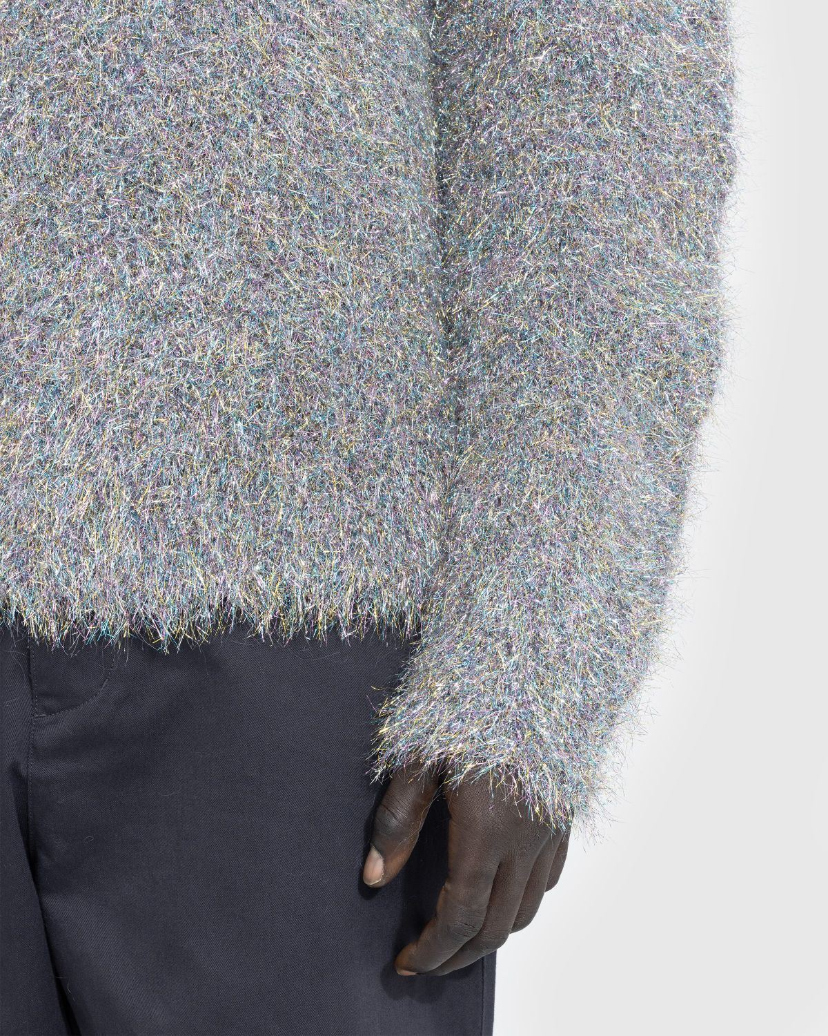 Jil Sander – Metallic Mohair Blend Sweater Multi